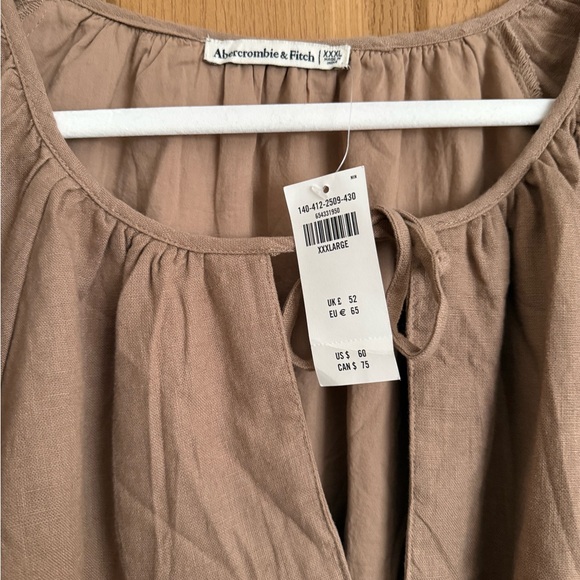 Abercrombie & Fitch Tan Blouse - Picture 2 of 3